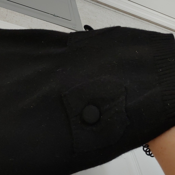 Emma and posh cashmere sweater short sleeves Medium black - Picture 4 of 6